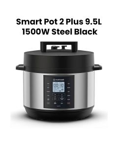 Nutricook 9-In-1 Smart Pot 2 Plus 9.5L 1500W - Steel/ Black | NC-SP210L