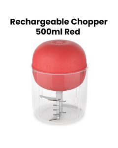 Nutricook Choppi Portable Rechargeable Chopper 500ml - Red | CH600R-ME