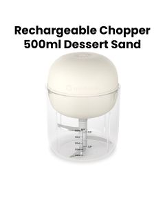 Nutricook Choppi Portable Rechargeable Chopper 500ml - Dessert Sand | CH600S-ME