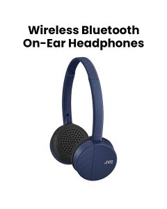 JVC Wireless Bluetooth On-Ear Headphones (HA-S24W-A-E) - Blue