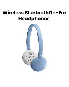 JVC Wireless Bluetooth On-Ear Headphones - Blue | HA-S22W-A-U