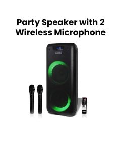 Mediacom Party Speaker with 2 Wireless Professional Microphone | MCI 525