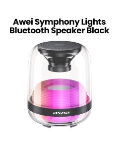 Awei Symphony Lights Bluetooth Speaker - Black | Y386