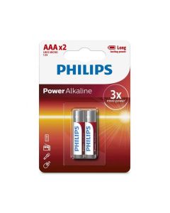 Philips Power Alkaline AAA 2-Blister | LR03P2B/97