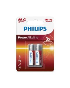 Philips Power Alkaline AA 2-Blister | LR6P2B/97