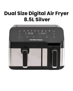 Hamilton Beach Dual Size Digital Air Fryer 8.5L - Silver | AF5232-ME