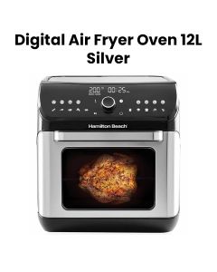 Hamilton Beach Digital Air Fryer Oven 12L - Silver | AF1212-ME