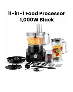 Hamilton Beach 11-in-1 Food Processor 1,000W - Black | FP1012-ME