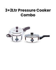 English Royal 3+2Ltr Pressure Cooker Combo | ERK 3320SS