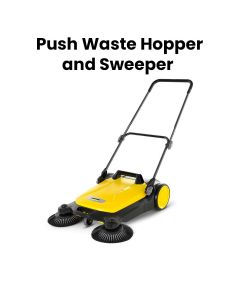 Karcher S 4 Twin Push Waste Hopper and Sweeper