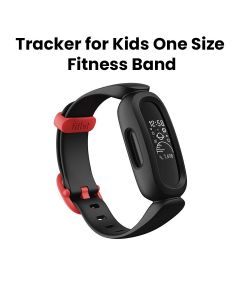 Fitbit Ace 3 Activity Tracker for Kids One Size Fitness Band - Black/Red