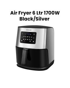 Sencor 6 Ltrs Air Fryer 1700W - Black/Silver | SFR 6100BK