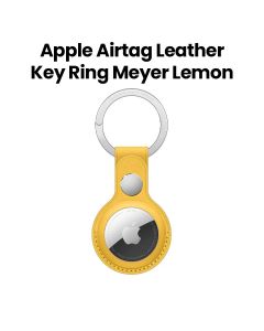 Apple Airtag Leather Key Ring - Meyer Lemon