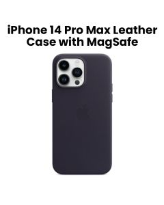 Apple Leather Case with MagSafe for iPhone 14 Pro Max – Ink | MPPP3ZM/A