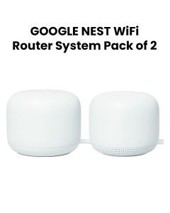 GOOGLE NEST WiFi Router System Pack of 2 - Snow