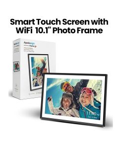 NIXPLAY 10.1-Inch Touch Screen Smart Digital Picture Frame with WiFi (W10P) - Black Classic Matt (B09X4L9TDP)