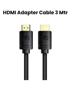 Baseus 3M Black High Definition Series HDMI 8K to HDMI 8K Adapter Cable | CAKGQ-L01