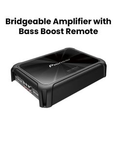 PIONEER Class-FD 4-Channel Bridgeable Amplifier with Bass Boost Remote | GM-D9704