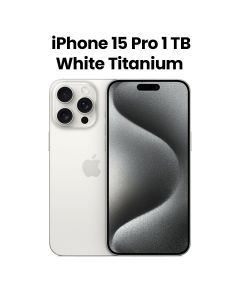Apple iPhone 15 Pro 1TB White Titanium | MTVD3AA/A