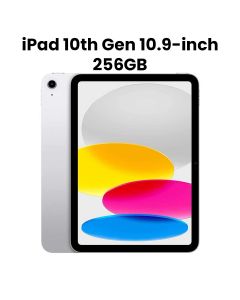 Apple iPad 10th Gen 10.9 Inch 256GB Wi-Fi + Cellular - Silver | MQ6T3AB/A