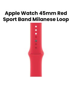 Apple Watch 45mm Red Sport Band Milanese Loop | MT3X3ZM/A