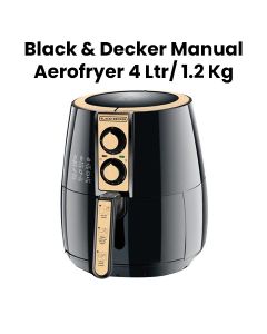 Black+Decker 4L/1.2 Kg Manual Aerofryer | AF300-B5