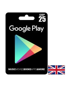 GOOGLE PLAY UK GBP 25