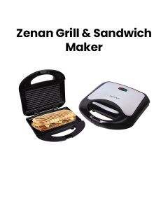 Zenan Grill & Sandwich Maker - Black | ZGT-KJ105