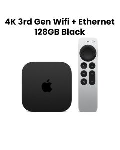 Apple TV 4K 3rd Gen Wifi + Ethernet 128GB Black | MN893AE/A