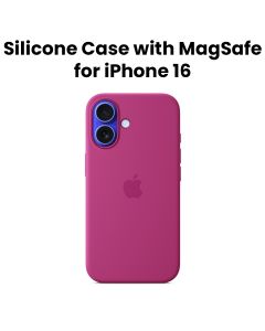 Apple iPhone 16 Silicone Case With Magsafe Fuchsiliconea-Zml | MYY53ZM/A