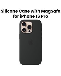 Apple iPhone 16 Pro Silicone Case With Magsage Black-Zml | MYYJ3ZM/A