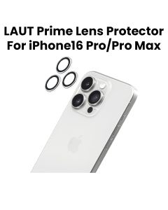 LAUT Prime Lens Protector for iPhone 16 Pro / 16 Pro Max - Clear | L-IP24B-PGL-C