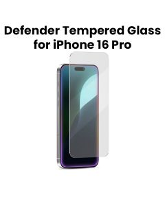 HYPHEN Full Coverage Tempered Glass With Applicator for iPhone 16 Pro (6.3)- Clear | HTG-F16PR3230