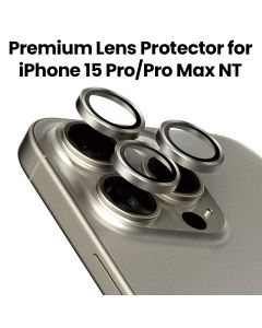 MagEasy LenzGuard for iPhone 15 Pro/Pro Max 6.1"/6.7" Titanium Grey | MPH51P232NT24