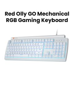 Meetion Olly Go Red Switch RGB Mechanical Gaming Keyboard White | MT-MK600RD