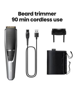 Philips Beard Trimmer 3000 Series with Hair Lift&Trim Comb Gray | BT3232/15