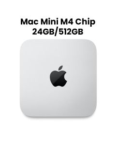 Apple Mac Mini: Apple M4 chip with 10-core CPU and 10-core GPU, 24GB, 512GB SSD |MCYT4AB/A