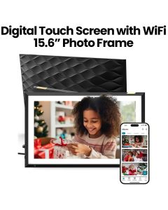 NIXPLAY 15.6-inch Smart Digital Photo Frame with WiFi – Black | W15P