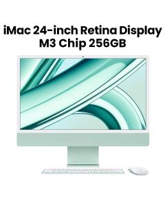 Apple iMac 24-inch with Retina 4.5K Display: M3 Chip with 8‑core CPU and 10‑core GPU 256GB Storage | MQRA3AB/A