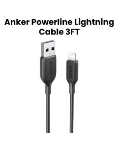 Anker Powerline III Lighting Cable 3ft- Black | A8812H11