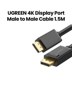UGREEN Display Port to Display Port Cable 1.5M - Black | UG-CBL-DP-DP102-1.5M-BLK