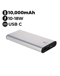 Swiss Military Power Bank 10000mAh Black | SM-PB-CD1-10K-SIL