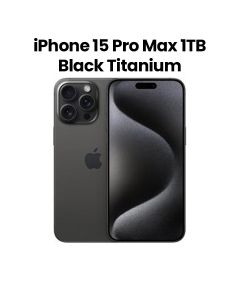 Apple iPhone 15 Pro Max 1TB Black Titanium | MU7G3AA/A