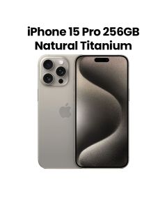 Apple iPhone 15 Pro 256GB Natural Titanium | MTV53AA/A