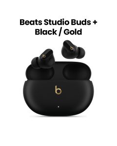 Beats Studio Buds+ True Wireless Noise Cancelling Earbuds - Black / Gold | MQLH3AE/A