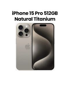 Apple iPhone 15 Pro 512GB Natural Titanium | MTV93AA/A