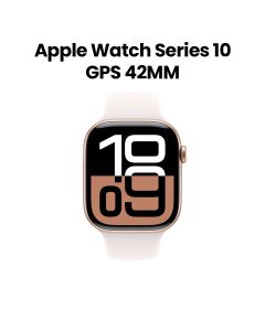 Apple Watch Series 10 GPS 42mm Rose Gold Aluminium Case with Light Blush Sport Band - S/M | MWWH3QA/A