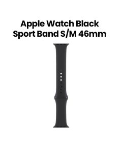 Apple 46mm Black Sport Band - S/M | MXM23ZM/A