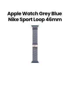 Apple 46mm Grey/Blue Nike Sport Loop | MXU13ZM/A