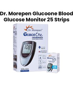 Dr. Morepen Gluco One Blood Glucose Monitor + 25 Strips | BG 03